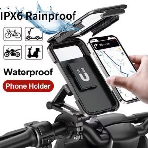 ✅100% jcam Waterproof Motorcycle Bike Mobile Phone Holder Support Universal Bicycle GPS 360°