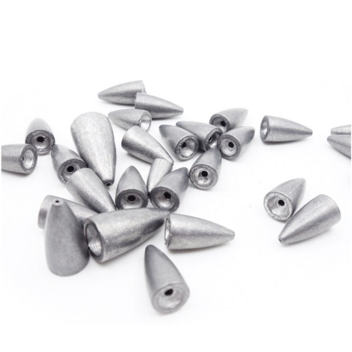 10pcs Lead Fishing Sinker Fishing Weights Casting Sinkers Weight
