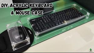 Acrylic Keyboard Dust Cover DIY / Pelindung Keyboard Dekorasi Meja DS Brand M1