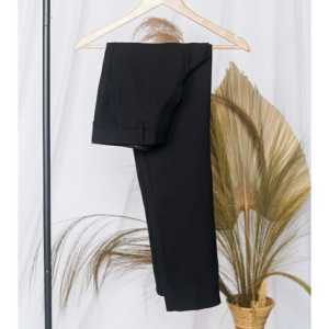 Diskon Hari Ini Celana Bahan Formal Kerja Pria Kantor Slim Fit Woll Premium Exclusive size 27-38