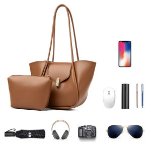 Elegant PU Leather Crossbody Bag for Women Large Size Shoulder Bag for Travel Shopping and Daily Use