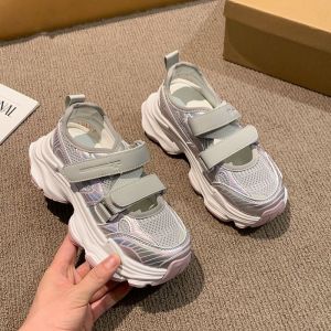 WomenS Closed-Toe Sporty Velcro Thick-Soled Sandals 2026 Summer New Versatile Hollow Breathable Clogs