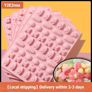 【Local shipping】 Trộn Trái Cây Động Vật Silicone Sô Cô La Khuôn Thỏ Cá Fudge Kẹo Thạch Khuôn Hình Học Trái Tim Bánh Trang Trí Nội Thất Baking Ice Khay Quà Tặng