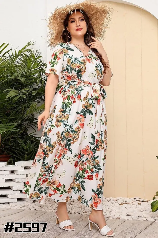 Plus Size Clothing for Women Dresses 5X Women Summer Casual Dress