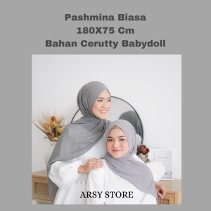 Pasmina Ceruty Baby Doll/Pashmina Ceruty/Hijab Pasmina Ceruty Polos 180X75 Cm/ Hijab Pashmina Terbaru 2022