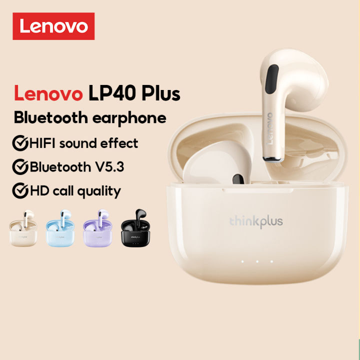 Tai Nghe Bluetooth Lenovo Lp40 Pro Và Lp40 Plus Âm Thanh Nổi Hd Có Mic Bluetooth 53 Lazadavn 9274