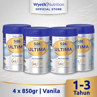[Paket isi 4] S-26 Procal Ultima Multicare System Susu Anak 1-3 Tahun Vanila 850gr