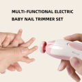 Multi-fungsional electric baby pemangkasan kuku sepanjang 360 derajat untuk menggiling dua jenis roda gigi untuk mengecilkan suara rendah dengan getaran rendah. 