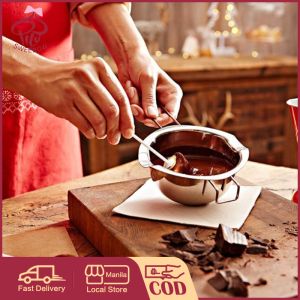 Stainless Steel Chocolate Melting Pot for Butter Cheese Heating Pot Food Heating Bowl Chocolate Mold Baking Essentials
