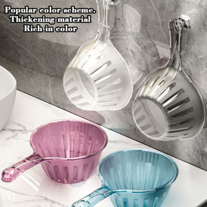 Japanese Water Dipper Clear Tabo Aesthetic Transparent Scooper Bathroom Toilet Dip Buckets