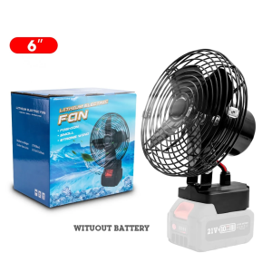 8 INCH Cordless Mini Fan Portable Rechargeable Makita Battery Socket Camping Lithium Bateri Kipas Metal Strong Wind