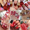 12 pcs New Yazimj Nail Art Decoration Kit With Free Glue. 