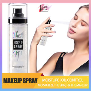 Sola_Pola Makeup Setting Spray 100ml Face Foundation Star Galaxy Natural Long Lasting Foundation Setting Spray Moisturizing Oil-control Make Up Fixer Foundation Finishing Spray