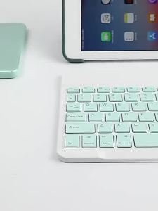 10 inch Mini Bluetooth Wireless Keyboard And Mouse Set For Phone Android Windows Tablet 蓝牙无线键盘