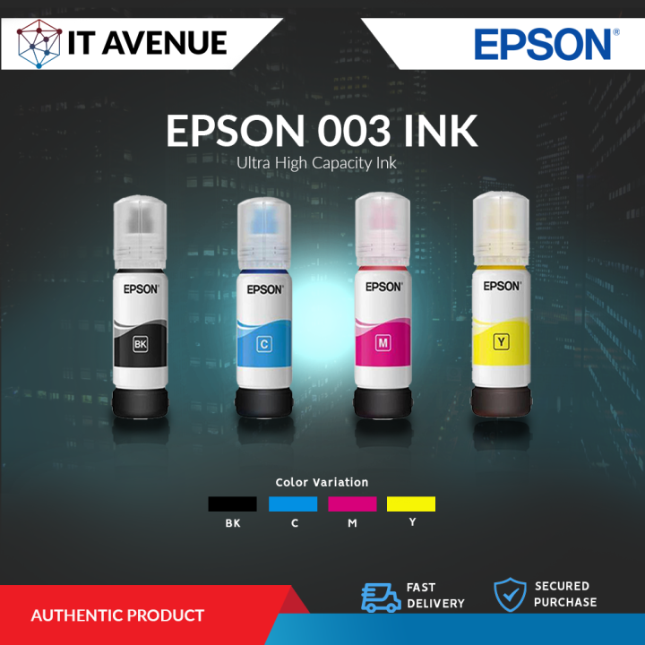 Epson 003 65ml Genuine Ink Bottle Lazada Ph 8964
