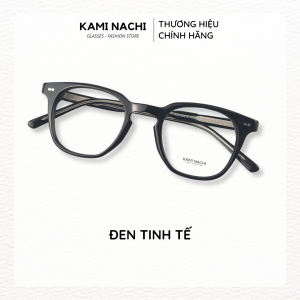 Gọng kính Acetate dáng tròn có tròng chống Ánh Sáng Xanh KAMI NACHI phong cách hiện đại AD - KBT98613