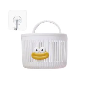 FinDee ตะกร้าแขวน ตะกร้าอเนกประสงค์ ติดผนัง เหมาะสําหรับห้องน้ํา 1ชิ้น Storage basket
