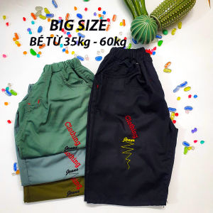 Quần cho bé trai chất liệu kaki co giãn quần short cho bé 25kg đến BIGSIZE 60kg - NH SHOP