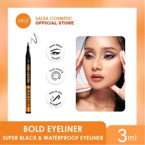 SALSA Bold Eyeliner | 2in1 Hyperlash Waterproof Mascara Eye Liner