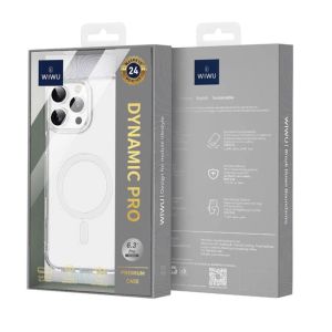 Ốp Lưng magnetic sạc từ tính nút camera control cho iPhone 16 Pro iP 16 Pro Max 16 Plus 16 hiệu WIWU Dynamic Pro Viền TPU chống sốc mặt lưng PC Chống ố vàng