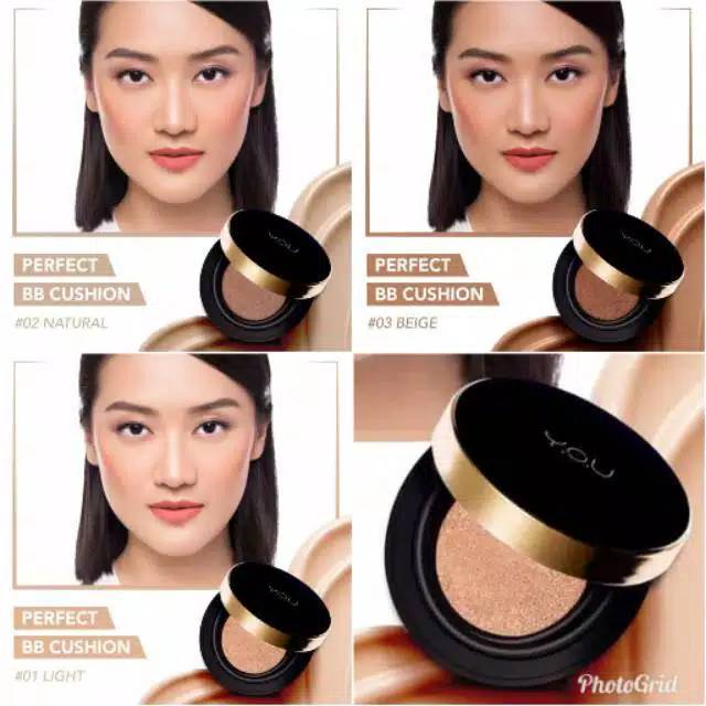 BB Cushion YOU Make Up The Gold One Dream Skin Perfect Original