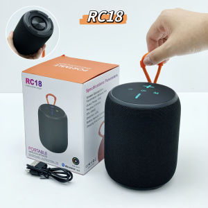 RC18 ลำโพงบลูทูธกันน้ำไร้สาย ขนาดมินิ พร้อมสายหิ้ว พกพกง่าย USB/TF/Bluetooth/TWS/FM