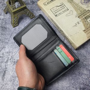 [Da thật] Ví đứng nam da thật Ví nam da bò Nappa WS235LD (Đen/Nâu) - 100% da bò thật BH 3 năm