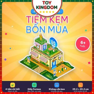 [LHT] Bộ Lắp Ráp Hình 3D Tiệm Kem Bốn Mùa Liên Hiệp Thành Đồ Chơi Phát Triển Tư Duy Cho Bé