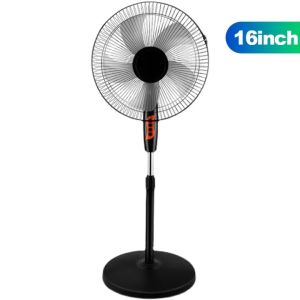 【16 Inch】Electric Fan with Remote Control 8 Speed Stand Fan Strong Wind Energy Saving Floor Fan Wide-Angle