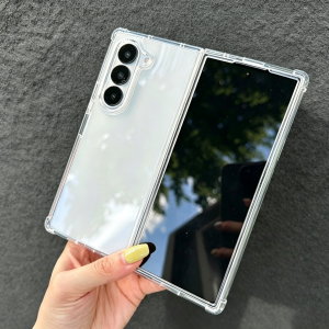 Original HD Clear For Magsafe Magnetic Case For Samsung Galaxy ZFold8 ZFlip8 Z Flip 8 7 6 5 4 3 2 Anti-fall Acrylic Armor Cover