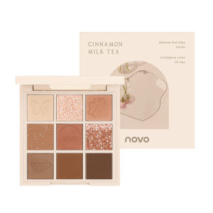 NOVO 9 Color Eyeshadow Palette Natural Glitter Matte High Pigment