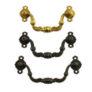 Furniture Drawer Decorative Handle Zincs Alloy Dressers Knob Vintage Cabinet Pull Rings Hardware Easy to Install