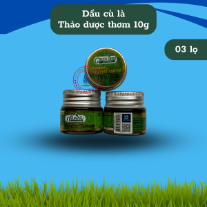 Dầu Thái Lan - Dầu cù là thơm thảo dược 10g - Hương thơm dễ chịu giúp thư giãn sảng khoái.