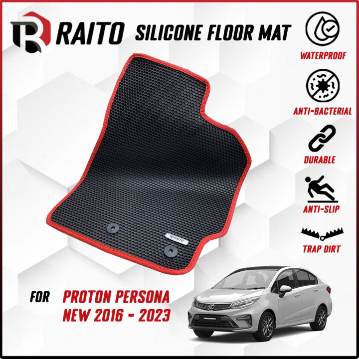 RAITO MAT Proton Persona New 2016 - Present Car Floor Mat Carpet Customised Car Mat Kereta Carpet