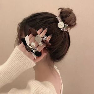 ยางมัดผม ยางรัดผมเกาหลี สวยๆ เครื่องประดับผมสำหรับผู้หญิง Korean Hair Ties เส้นเลือด ผิว ผู้หญิง เครื่องประดับผม ผู้หญิง รูปหน้า รูปลักษณ์ สี