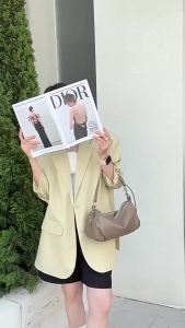 Top Grain Cowhide Large Capacity Shoulder Bag Lazy Style Soft Leather Commuter Tote Bag Genuine Leather Ladies Handbag