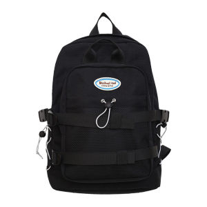 LHL BOUTIQUE กระเป๋าเป้สะพายหลังสำหรับนักเรียน มีหลายช่องเก็บของและความจุขนาดใหญ่