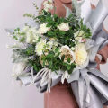 Kertas Buket Bunga Kado Warna Metalik Metal Colored Film Flower Wrapping Paper Ecer Perlembar KB6103. 