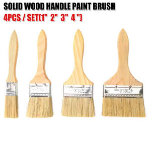 1Set Paint Brushes 1 Inch 2 Inch 3 Inch 4 Inch Chip Brush Brushes for Painting Paint Brushes Stain Brushes