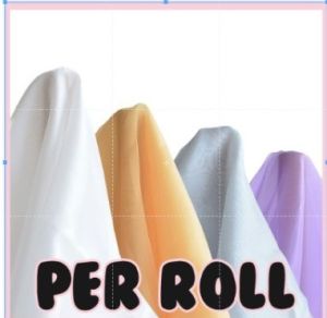 [ PER ROLL ] Kain Organdi Glowing Glossy - Kain Gaun Pesta Background