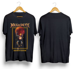 Kaos Distro MEGADETH OXIDATION OF THE NATIONS Bahan cotton combad 24s