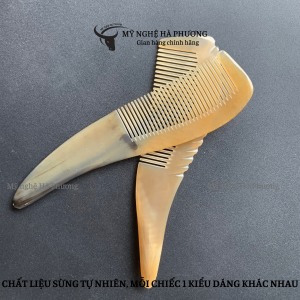 [VIP] Lược sừng nguyên chóp dài 25-27cm Mỹ nghệ Hà Phương chăm sóc mái tóc