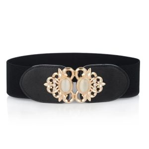 Ladies Belt for Dress Elastic Waistband Belt Women Fashion Belt up to 40 Inch