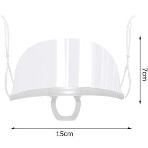 10PCS Anti-Fog Transparent Mask Catering Special Mask Anti-spit Splash Mask Restaurant Kitchen Plastic Mask