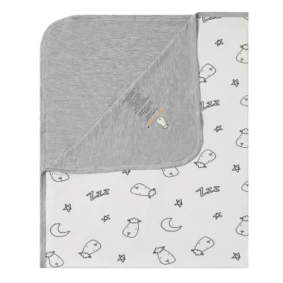 Double Layer Blanket Sweet Dreams Baa Baa Yellow Kids
