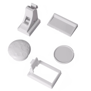 Secure Magnetic Lock Child Safety Home Use Easy Adhesive Mount Strong Plastic Construction