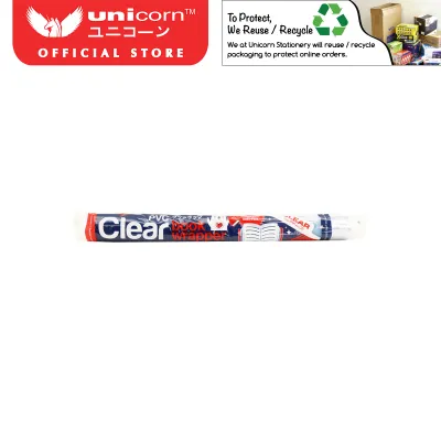Unicorn PVC Clear Book Wrapper UBW-340X5M