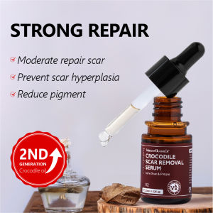 【MOFE】High Quality VIBRANT GLAMOR Crocodile Face Scar Repair Serum Ceramides Reducing Scars Treatment Acne Scars Blemishes for Young Moisturized Skin 30ml