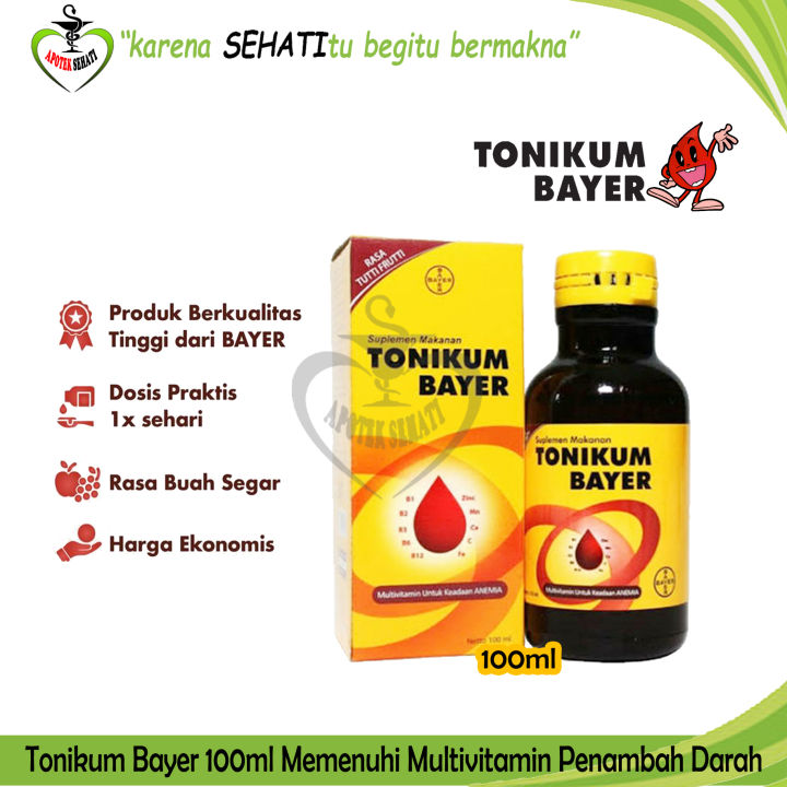 Tonikum Bayer Sirup Suplemen Penambah Darah