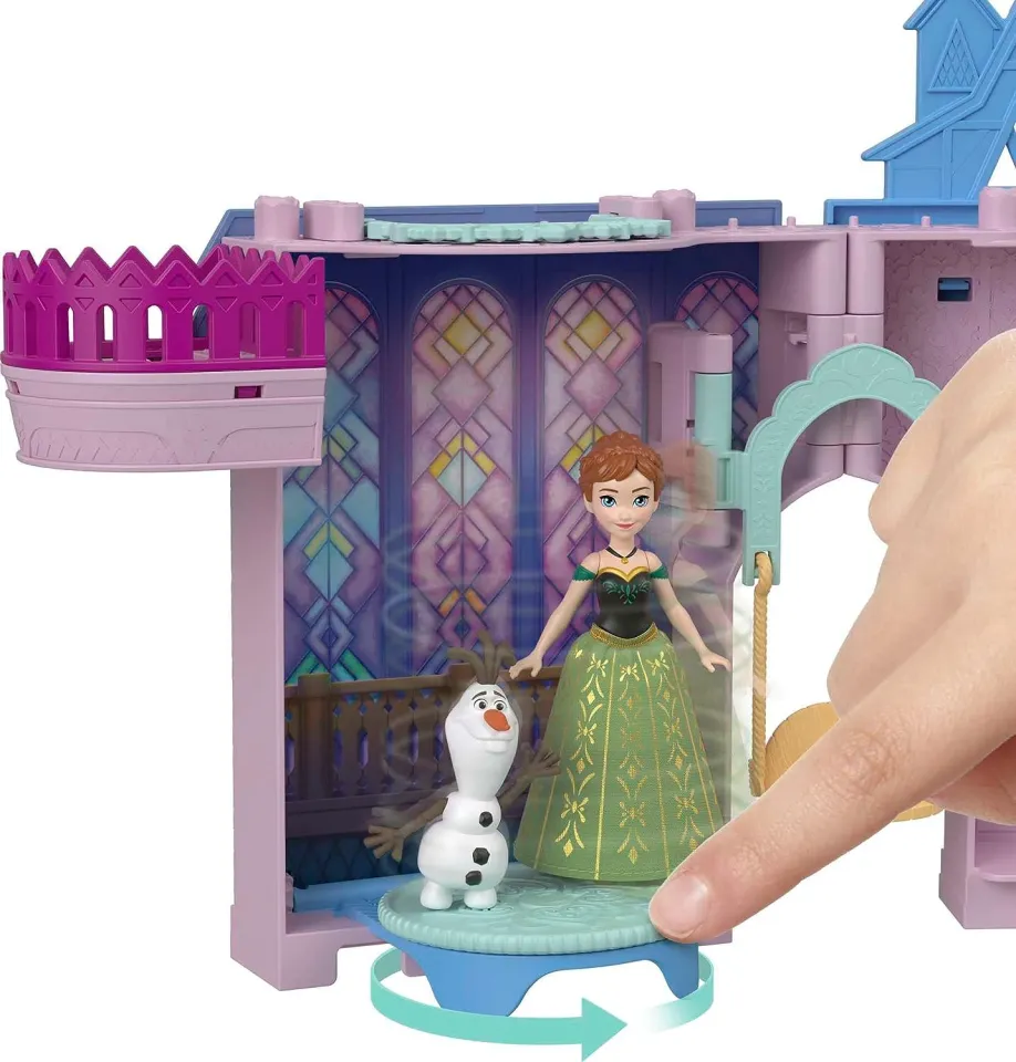 Mattel Disney Frozen Elsa Anna Stackable Castle Doll House